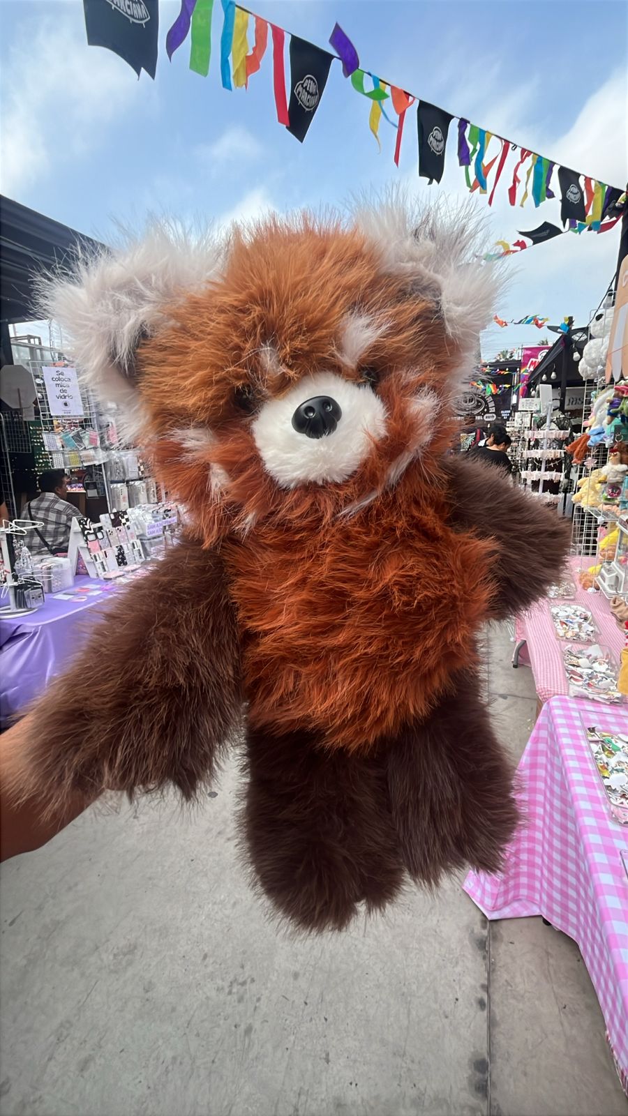 Peluche Panda Rojo Correlon