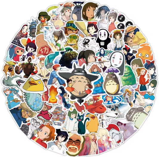 5 Stickers al azar de  Studio Ghibli